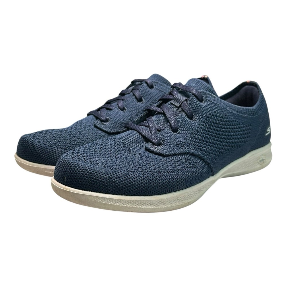 Skechers Go Step Lite Slip-on Stretch Casual Sneakers Navy 136112 5Gen Women's 7 - Picture 3 of 12